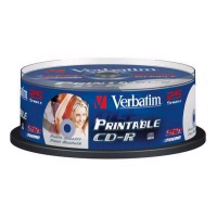 CD médium VERBATIM 700MB 52x 25c