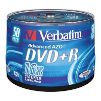 DVD + R Verbatim 4.7GB 16x CAKE 