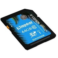 KINGSTON -- SDHC card 64GB Class