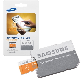 Samsung Micro SDHC EVO 8GB Class