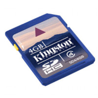 Kingston SD High Capacity card 4