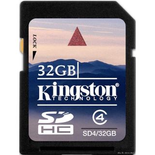Kingston SDHC32GB Class4  SD4/32