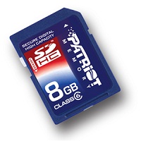 Partriot SDHC card 8GB CL10