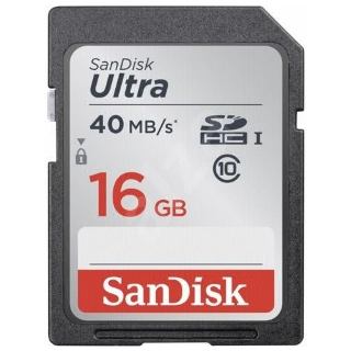 SanDisk SDHC Ultra card 16GB CL1