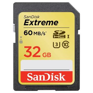 SanDisk SDHC Extreme 32GB Class 
