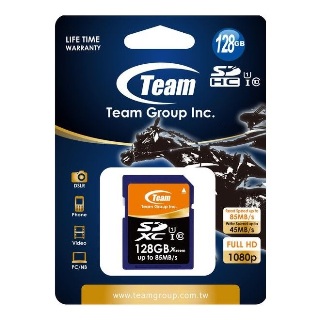 Team SDXC Xtreem 128GB Class 10 