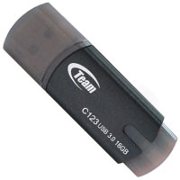 TEAM - C123 32GB šedý s LED USB 
