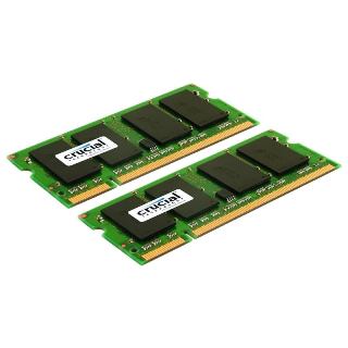 SO DIMM - CRUCIAL 2x2GB DDR2 667
