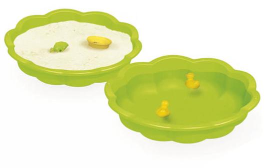 Pieskovisko - bazén kvet s kryto