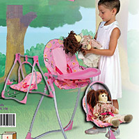 Stolička,hojdačka a nosič pre bá