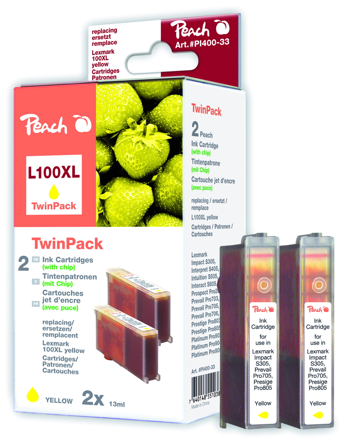 Atrament Peach 100XL, 14N1095 Tw