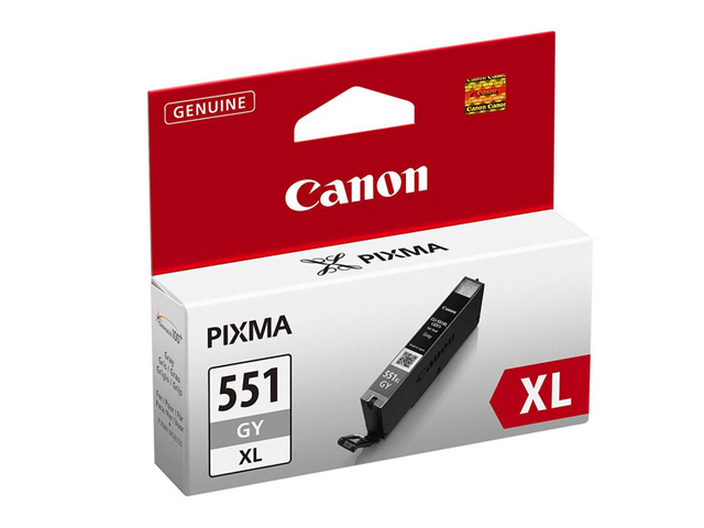 Atrament Canon CLI-551GY XL šedý