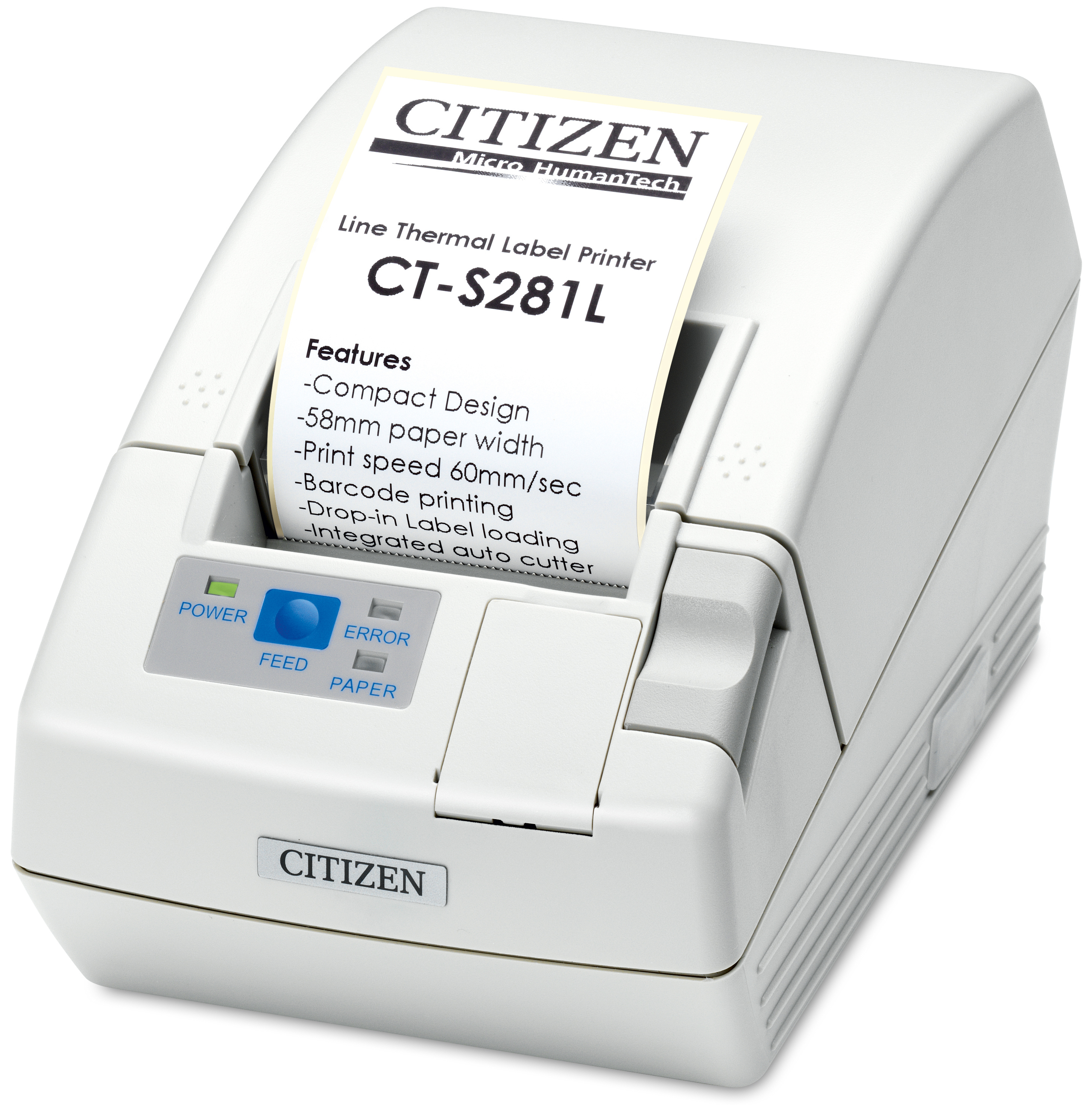 Tlačiareň Citizen CT-S281L USB, 