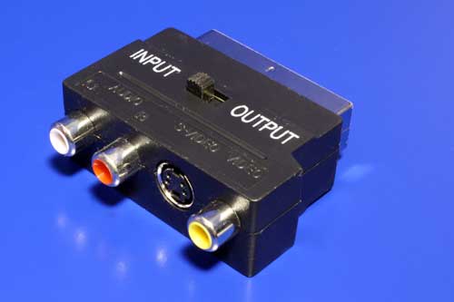 Redukcia SCART(M) - SVHA(F)/ 3x 