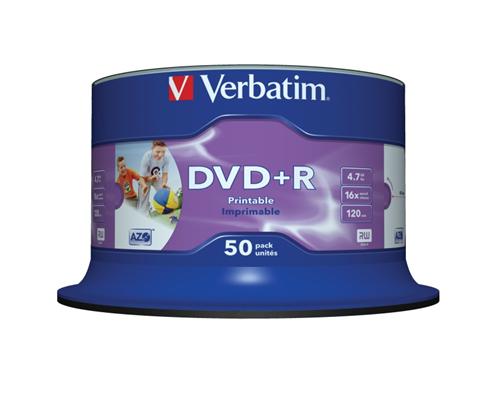 Médium Verbatim DVD+R 4,7GB 16x 