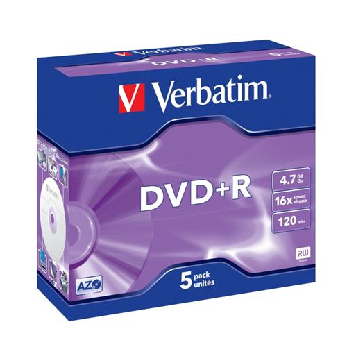 Médium Verbatim DVD+R 4,7GB 16x 