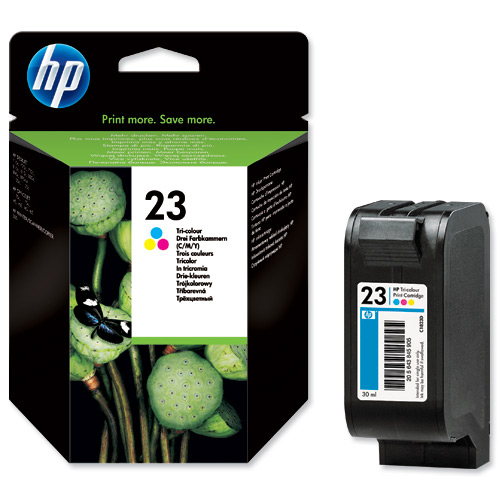 Atrament HP Ink No 23 barevná ve
