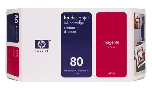 Atrament HP Ink No 80 purpurová,