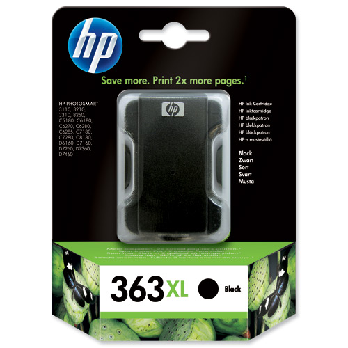 Atrament HP Ink No 363XL černá v