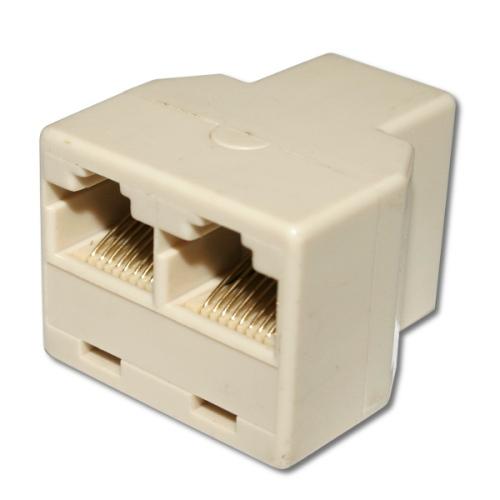 Rozbočovač UTP cat.5e 1 na 2 RJ4