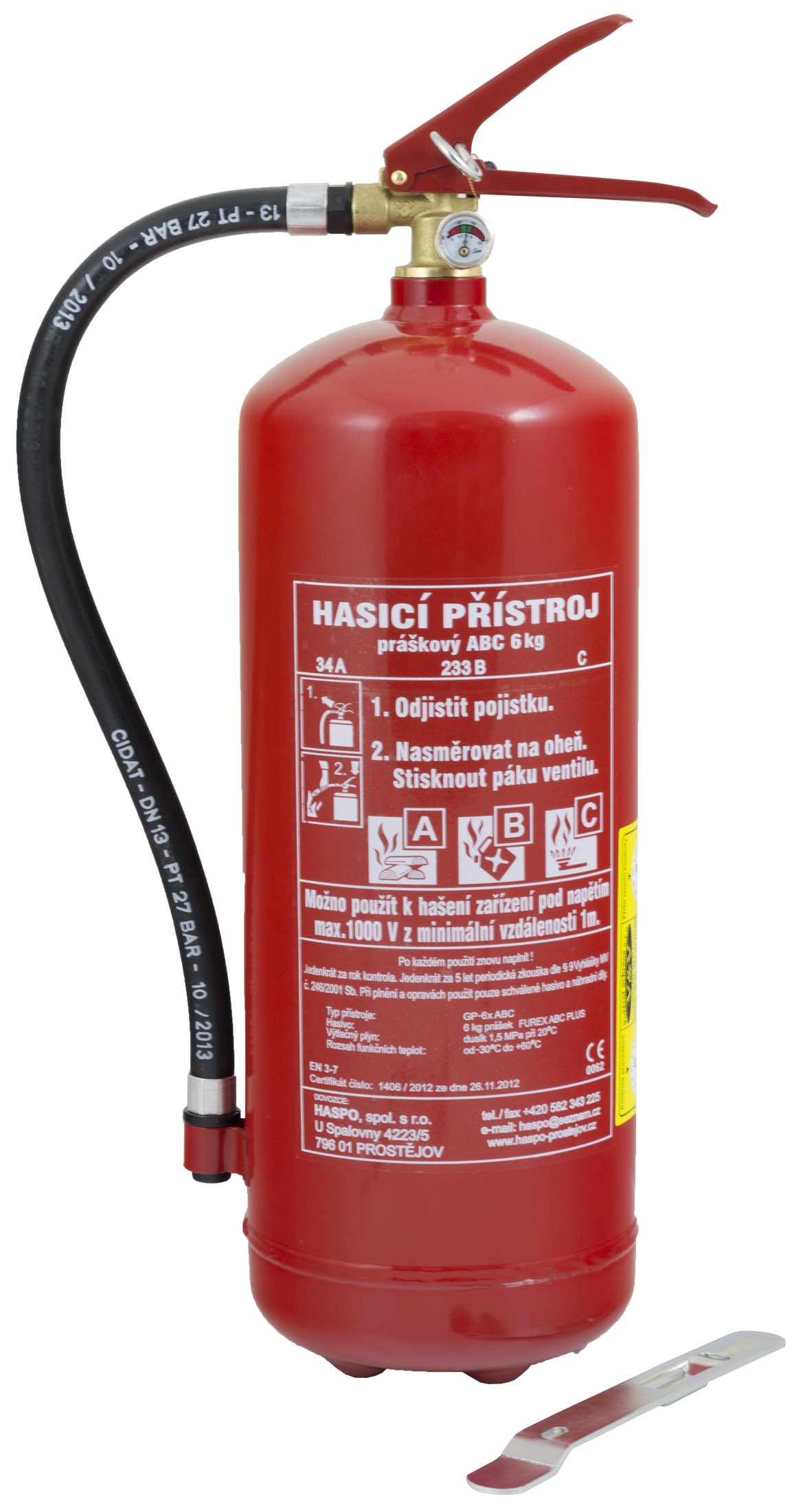 Hasiaci prístroj PG 6 E práškový