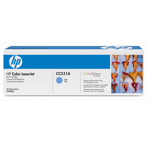 Toner HP CC531A azurový (2800str