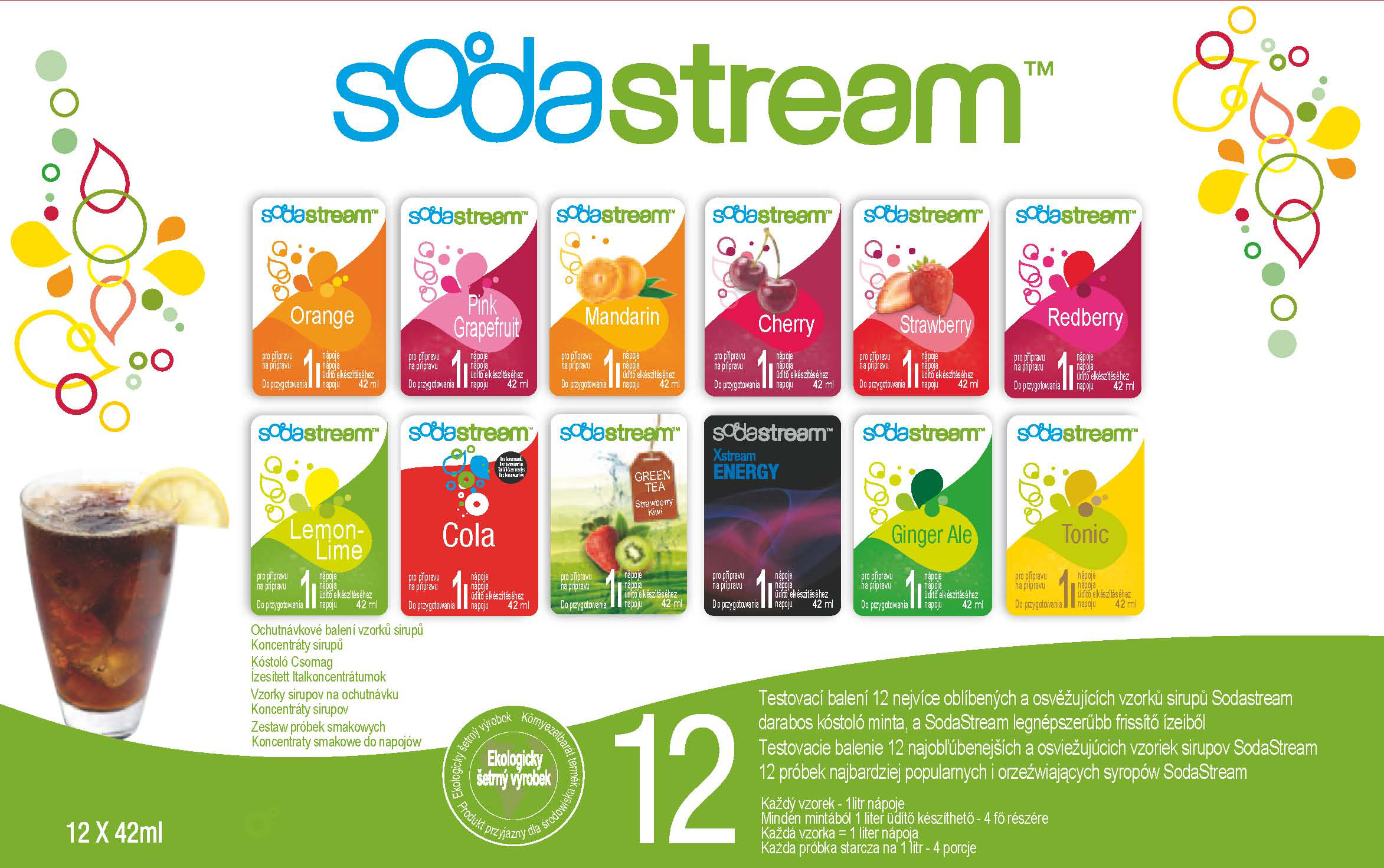 Sirup Sodastream 12x1 porce
