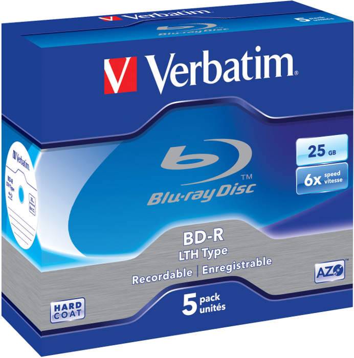 Médium Verbatim BD-R LTH 25GB 6x