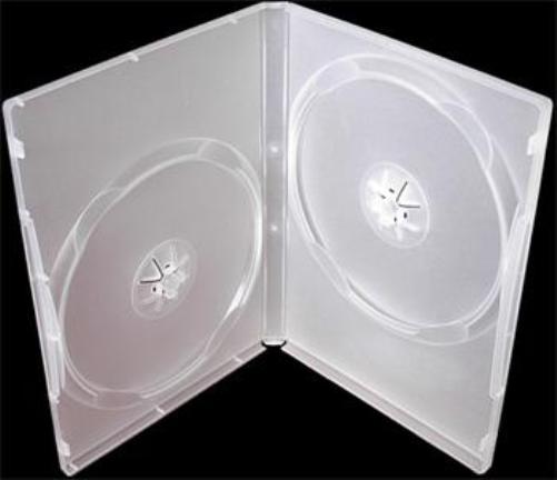 Obal box na dvd 2 DVD 14mm čirý