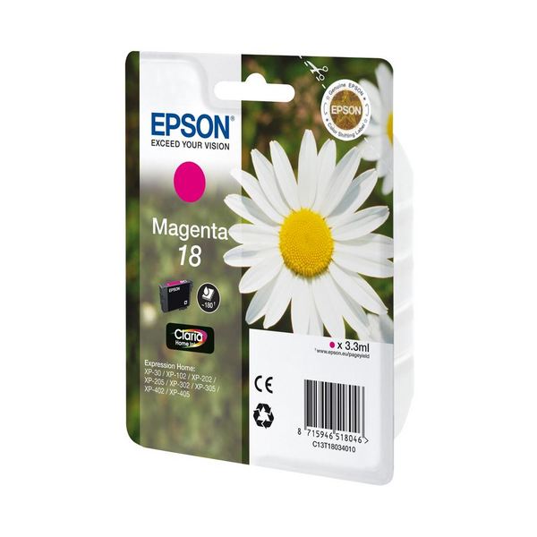 Atrament Epson T1803 purpurový