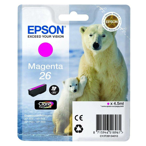 Atrament Epson T2613 purpurový