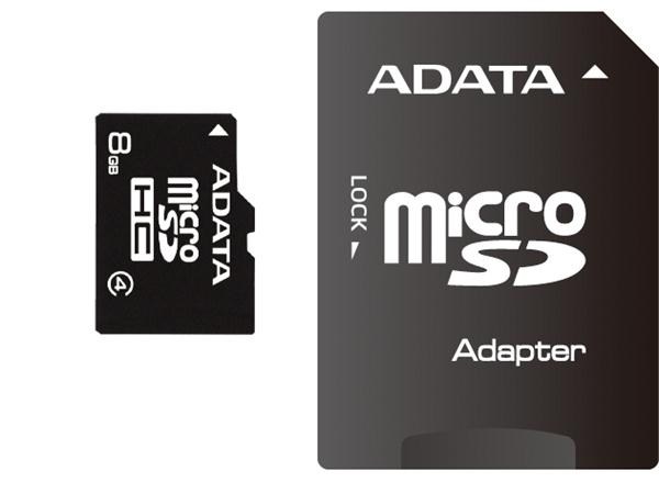 Pamäťová karta Adata MicroSDHC 8