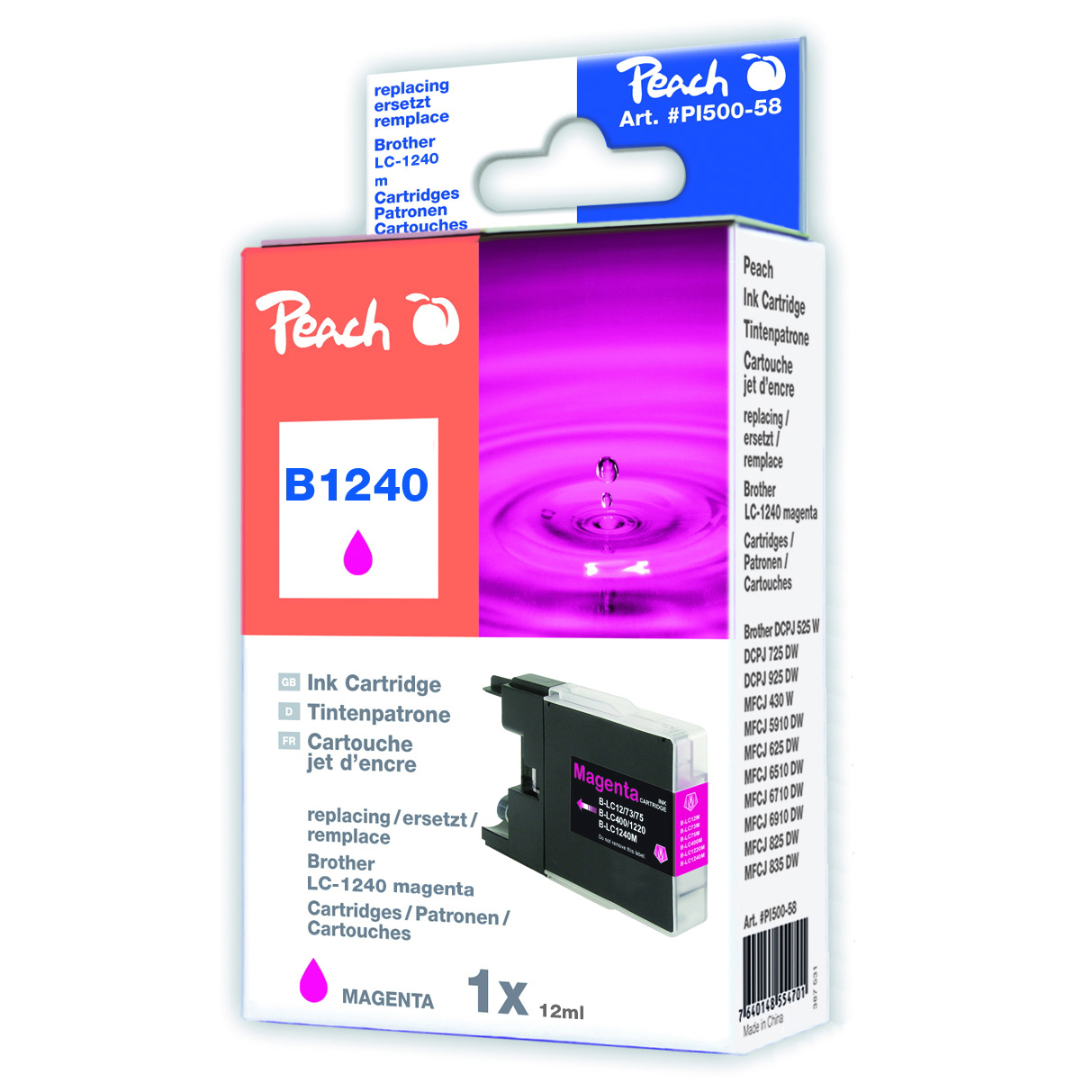 Atrament Peach LC-1240M kompatib
