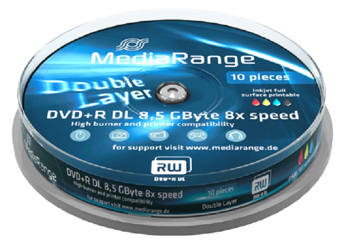Médium MediaRange DVD+R DL 8,5 G