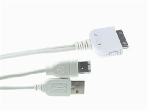 Kábel iPod na USB + FireWire kom