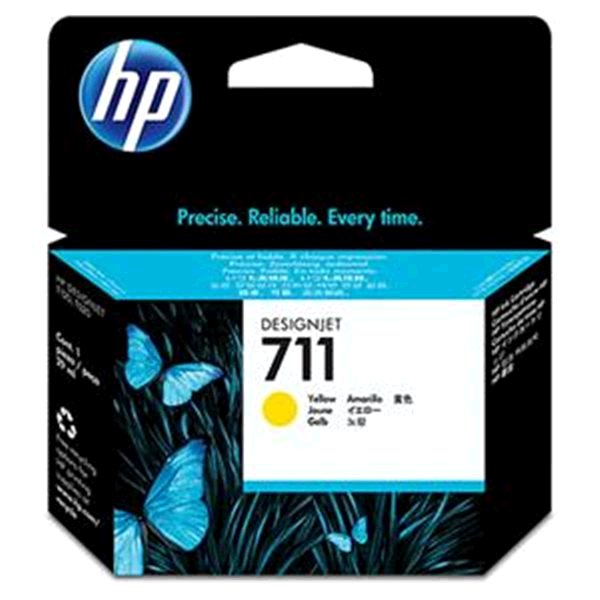 Atrament HP Ink No 711 žlutá, CZ