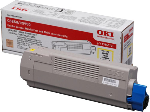 Toner OKI 43865721 do C5850/5950