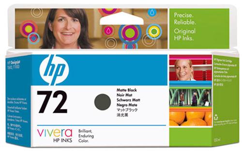 Atrament HP Ink No 72 matná čern