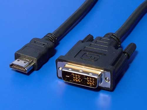 Kábel Value DVI-D(M) - HDMI M , 