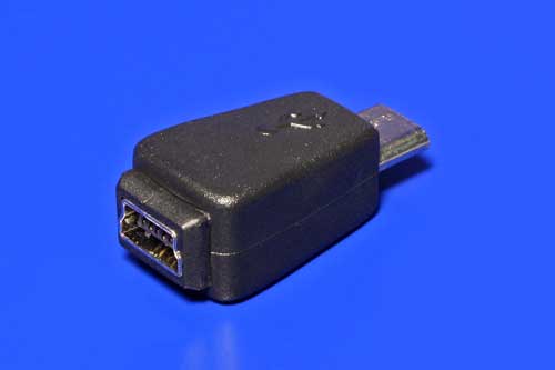 Redukcia miniUSB B(F) - microUSB