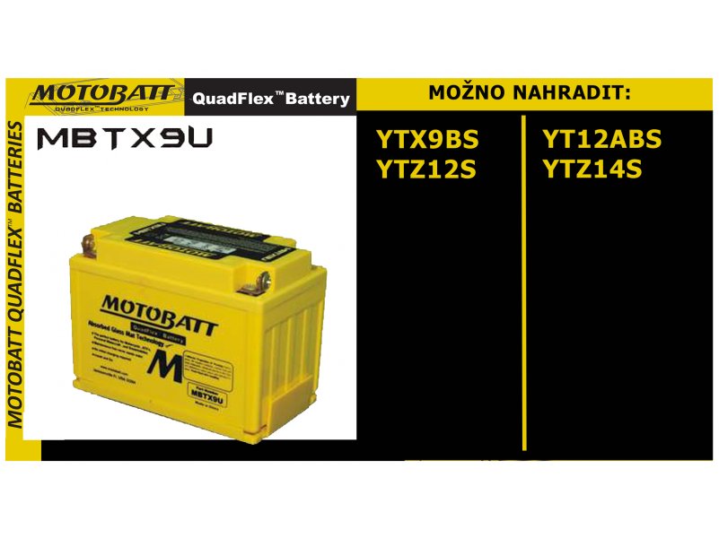 Batéria Motobatt pro motocykly M