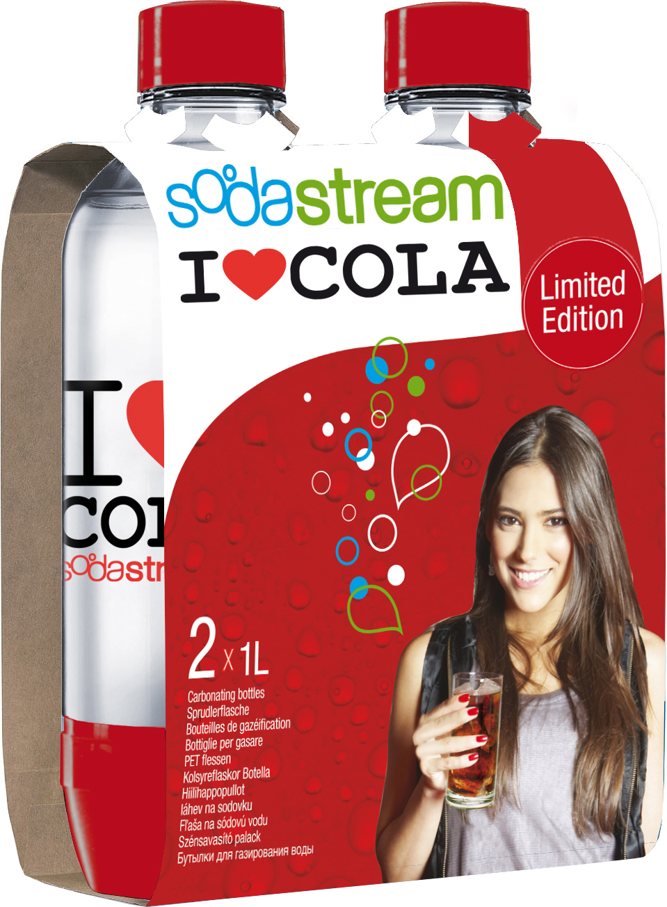 Fľaška Sodastream 1l Red Cola