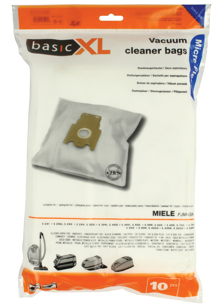 Sáčiky basicXL pro vysavače Miel