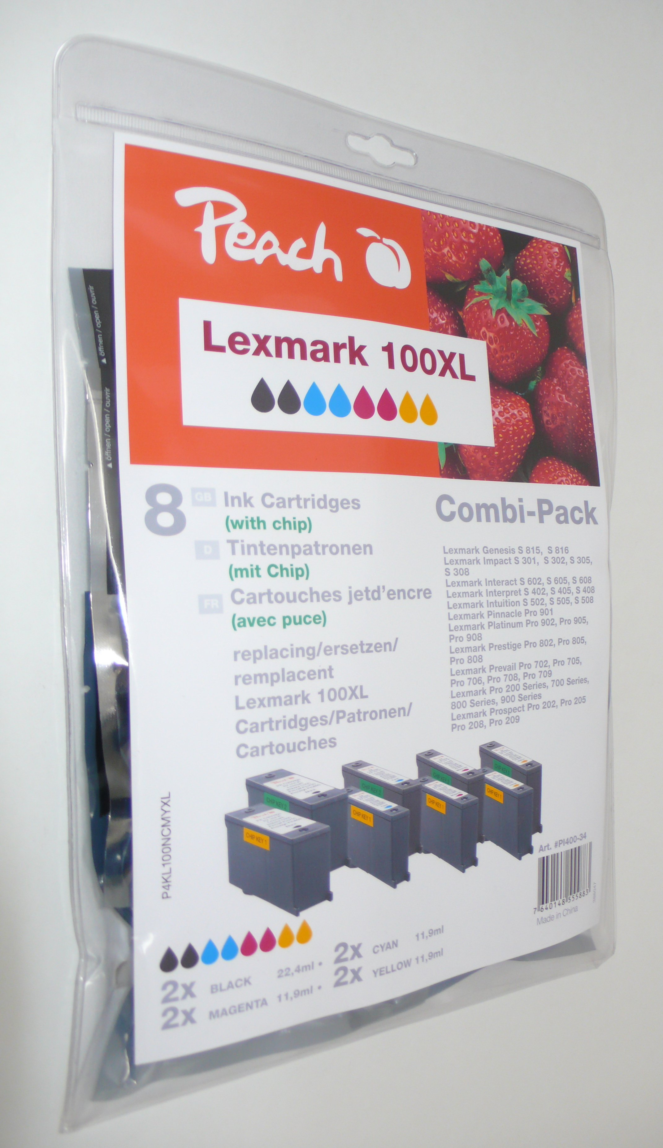 Atrament Peach 100XL Combi Pack 