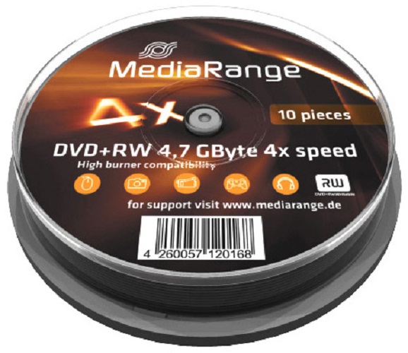 Médium MediaRange DVD+RW 4,7 GB 