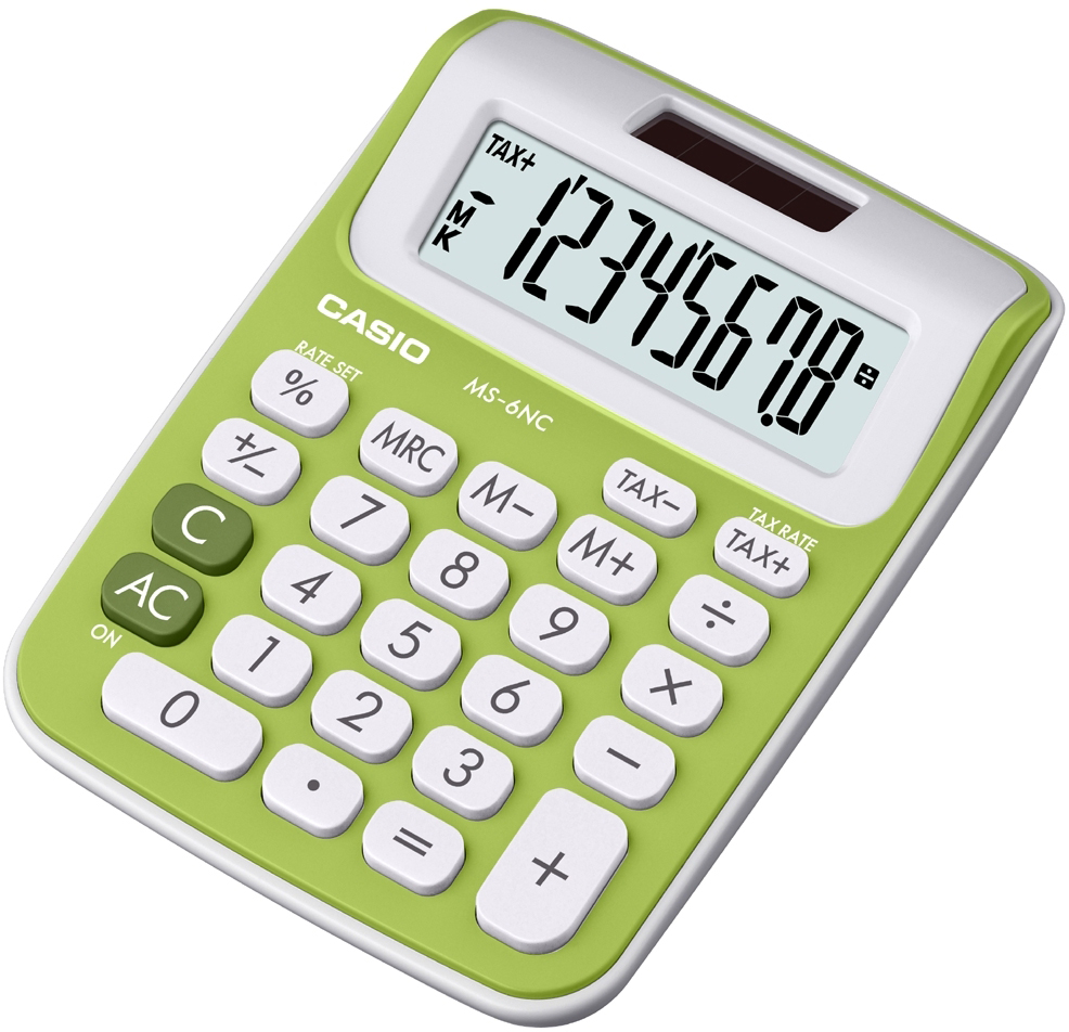 Kalkulačka Casio MS 6 NC/GN gree