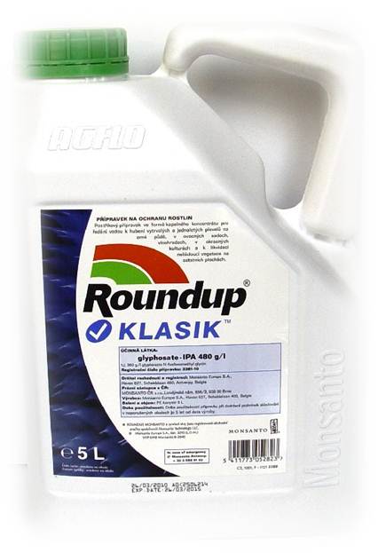 Herbicid Roundup klasik 5l