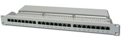 Patch panel STP cat6 24p. 1U,Bla