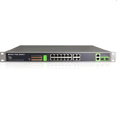 Switch CCTV PSE1816GS 16 kanálov