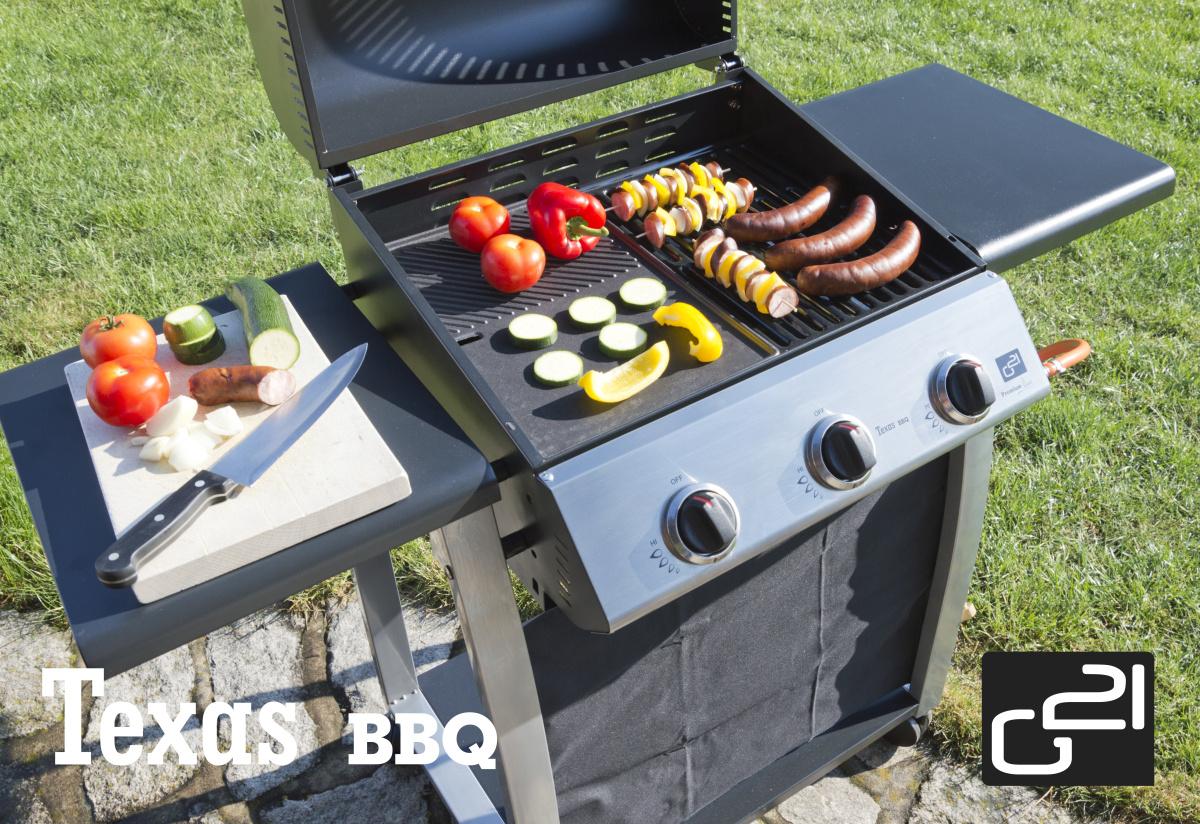 Plynový gril G21 Texas BBQ 3 hor